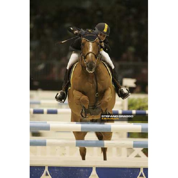 Beatrice Patrese on Fanix de Rol - Prix nr.3 Fei-World Cup at Verona Fiera Cavalli Verona, 4th november 2005 ph. Stefano Grasso