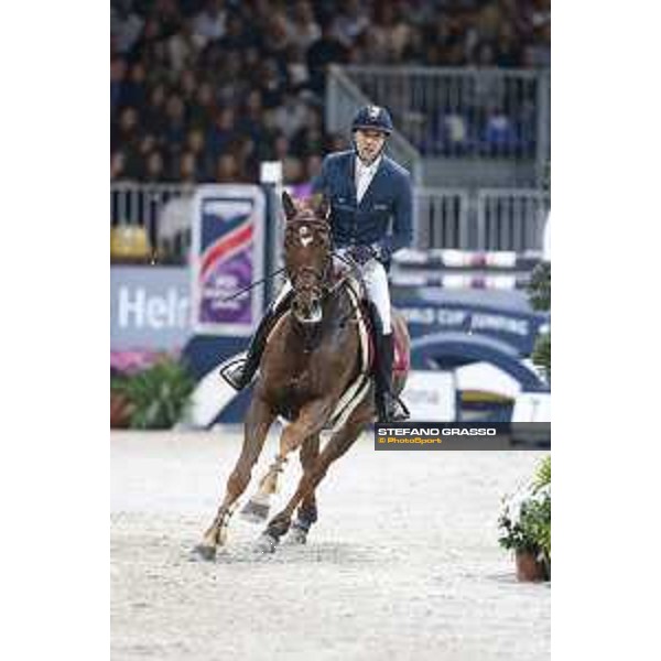 Jumping Verona - class 14 Longines Fei World Cup Jumping - Premio Fixdesign Simon Delestre on Hermes Ryan Verona,8th nov.2015 ph.Stefano Grasso/Fieracavalli