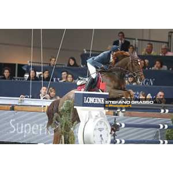 Jumping Verona - class 14 Longines Fei World Cup Jumping - Premio Fixdesign Simon Delestre on Hermes Ryan Verona,8th nov.2015 ph.Stefano Grasso/Fieracavalli