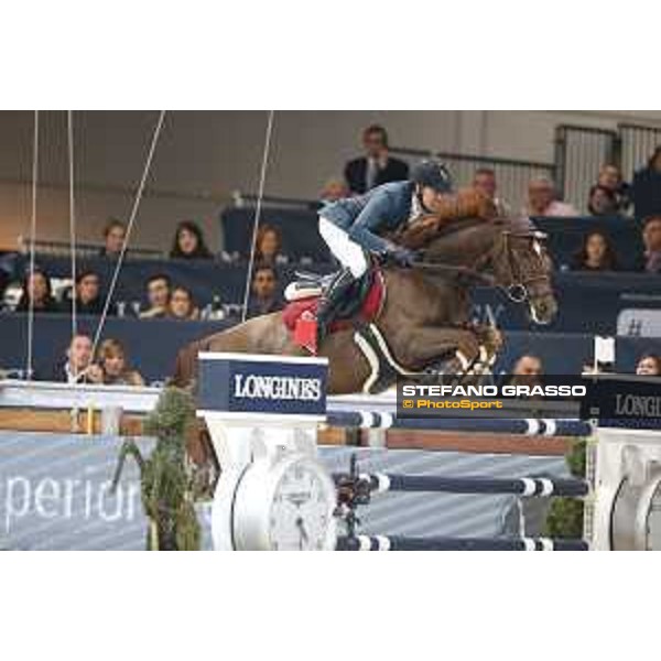 Jumping Verona - class 14 Longines Fei World Cup Jumping - Premio Fixdesign Simon Delestre on Hermes Ryan Verona,8th nov.2015 ph.Stefano Grasso/Fieracavalli