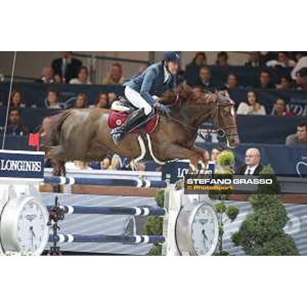 Jumping Verona - class 14 Longines Fei World Cup Jumping - Premio Fixdesign Simon Delestre on Hermes Ryan Verona,8th nov.2015 ph.Stefano Grasso/Fieracavalli