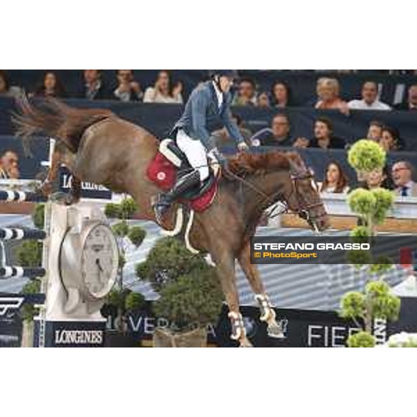 Jumping Verona - class 14 Longines Fei World Cup Jumping - Premio Fixdesign Simon Delestre on Hermes Ryan Verona,8th nov.2015 ph.Stefano Grasso/Fieracavalli