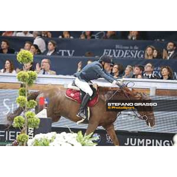 Jumping Verona - class 14 Longines Fei World Cup Jumping - Premio Fixdesign Simon Delestre on Hermes Ryan Verona,8th nov.2015 ph.Stefano Grasso/Fieracavalli