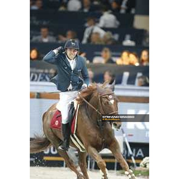 Jumping Verona - class 14 Longines Fei World Cup Jumping - Premio Fixdesign Simon Delestre on Hermes Ryan Verona,8th nov.2015 ph.Stefano Grasso/Fieracavalli