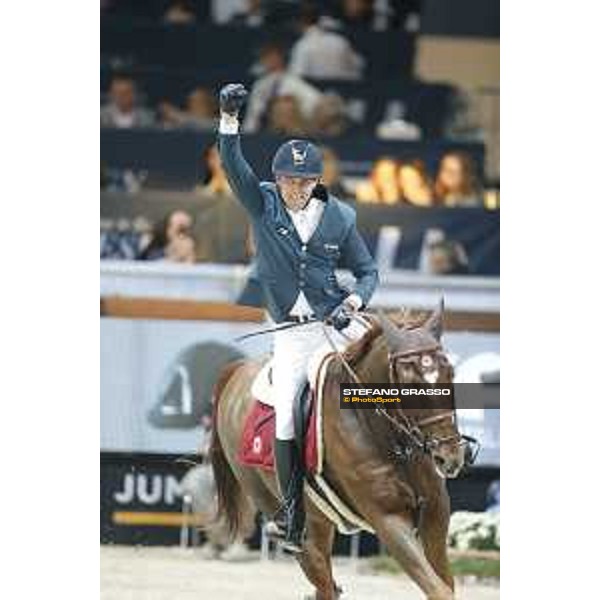 Jumping Verona - class 14 Longines Fei World Cup Jumping - Premio Fixdesign Simon Delestre on Hermes Ryan Verona,8th nov.2015 ph.Stefano Grasso/Fieracavalli