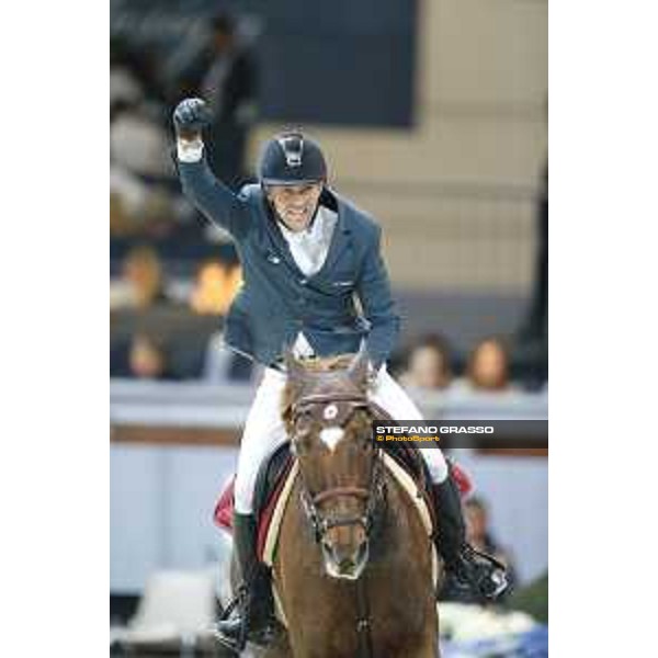 Jumping Verona - class 14 Longines Fei World Cup Jumping - Premio Fixdesign Simon Delestre on Hermes Ryan Verona,8th nov.2015 ph.Stefano Grasso/Fieracavalli
