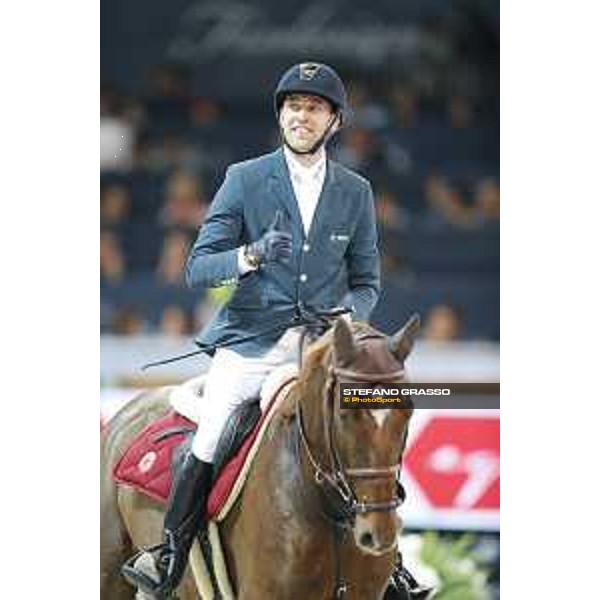 Jumping Verona - class 14 Longines Fei World Cup Jumping - Premio Fixdesign Simon Delestre on Hermes Ryan Verona,8th nov.2015 ph.Stefano Grasso/Fieracavalli
