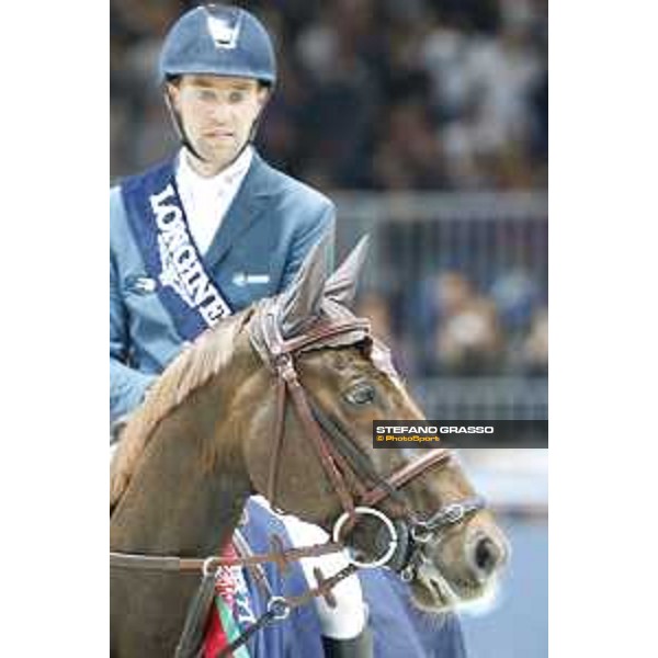 Jumping Verona - class 14 Longines Fei World Cup Jumping - Premio Fixdesign Simon Delestre on Hermes Ryan Verona,8th nov.2015 ph.Stefano Grasso/Fieracavalli