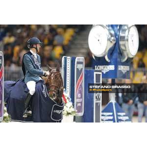Jumping Verona - class 14 Longines Fei World Cup Jumping - Premio Fixdesign Simon Delestre on Hermes Ryan Verona,8th nov.2015 ph.Stefano Grasso/Fieracavalli