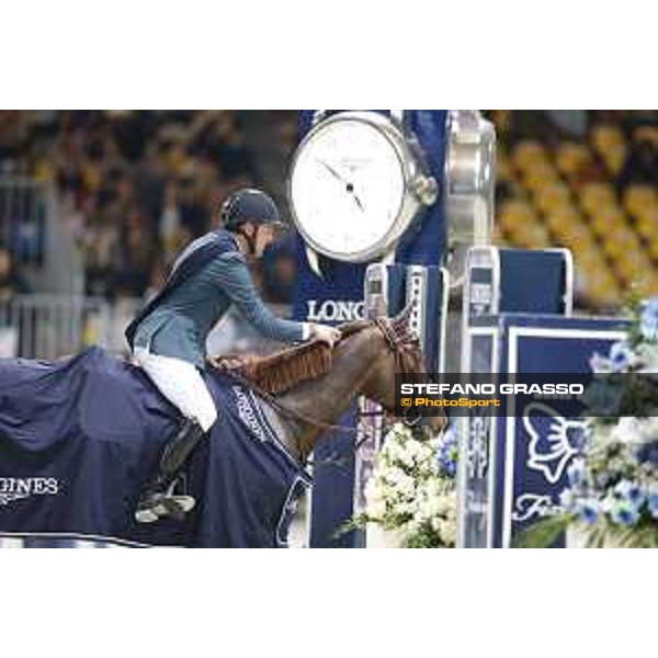 Jumping Verona - class 14 Longines Fei World Cup Jumping - Premio Fixdesign Simon Delestre on Hermes Ryan Verona,8th nov.2015 ph.Stefano Grasso/Fieracavalli