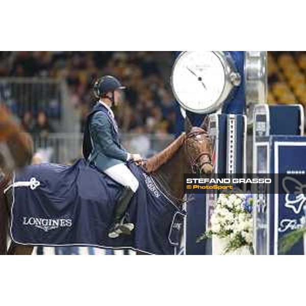 Jumping Verona - class 14 Longines Fei World Cup Jumping - Premio Fixdesign Simon Delestre on Hermes Ryan Verona,8th nov.2015 ph.Stefano Grasso/Fieracavalli