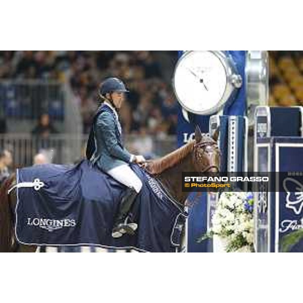 Jumping Verona - class 14 Longines Fei World Cup Jumping - Premio Fixdesign Simon Delestre on Hermes Ryan Verona,8th nov.2015 ph.Stefano Grasso/Fieracavalli