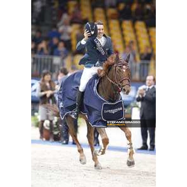 Jumping Verona - class 14 Longines Fei World Cup Jumping - Premio Fixdesign Simon Delestre on Hermes Ryan Verona,8th nov.2015 ph.Stefano Grasso/Fieracavalli