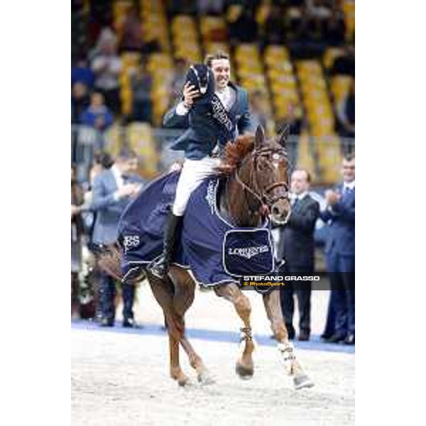 Jumping Verona - class 14 Longines Fei World Cup Jumping - Premio Fixdesign Lap of Honour - Simon Delestre on Hermes Ryan Verona,8th nov.2015 ph.Stefano Grasso/Fieracavalli