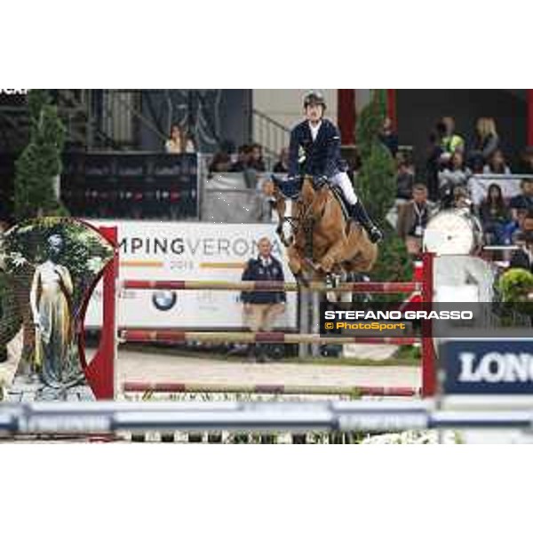 Jumping Verona 2015 - Longines FEI World Cup Jumping - Premio Fixdesign Mario Stevens on Brooklyn Verona,08/11/2015 ph.Stefano Grasso/Jumping Verona