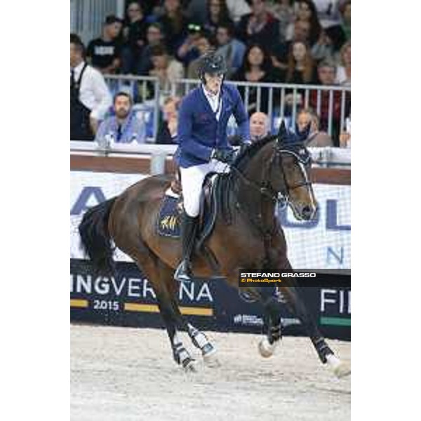 Jumping Verona 2015 - Longines FEI World Cup Jumping - Premio Fixdesign Olivier Philippaerts on H&M Armstrong van de Kapel Verona,08/11/2015 ph.Stefano Grasso/Jumping Verona