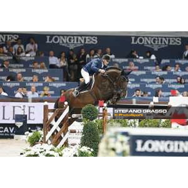 Jumping Verona 2015 - Longines FEI World Cup Jumping - Premio Fixdesign Jerome Hurel on Quartz Rouge Verona,08/11/2015 ph.Stefano Grasso/Jumping Verona