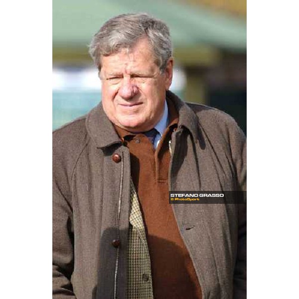 Marquis Carlo Incisa Della Rocchetta at Pisa San Rossore race track march 10 2004 ph.Stefano Grasso