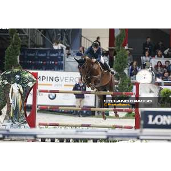 Jumping Verona 2015 - Longines FEI World Cup Jumping - Premio Fixdesign Jerome Hurel on Quartz Rouge Verona,08/11/2015 ph.Stefano Grasso/Jumping Verona