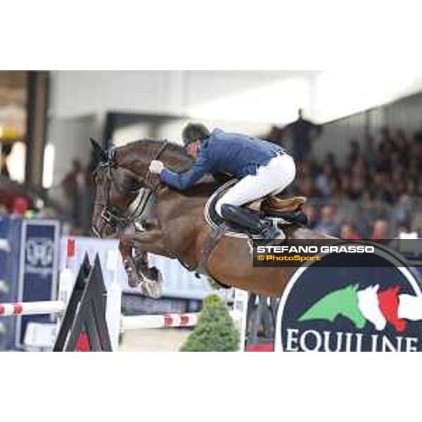 Jumping Verona 2015 - Longines FEI World Cup Jumping - Premio Fixdesign Jerome Hurel on Quartz Rouge Verona,08/11/2015 ph.Stefano Grasso/Jumping Verona