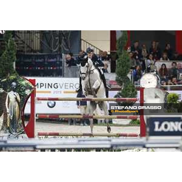 Jumping Verona 2015 - Longines FEI World Cup Jumping - Premio Fixdesign Max Kuhner on Chardonnay Verona,08/11/2015 ph.Stefano Grasso/Jumping Verona