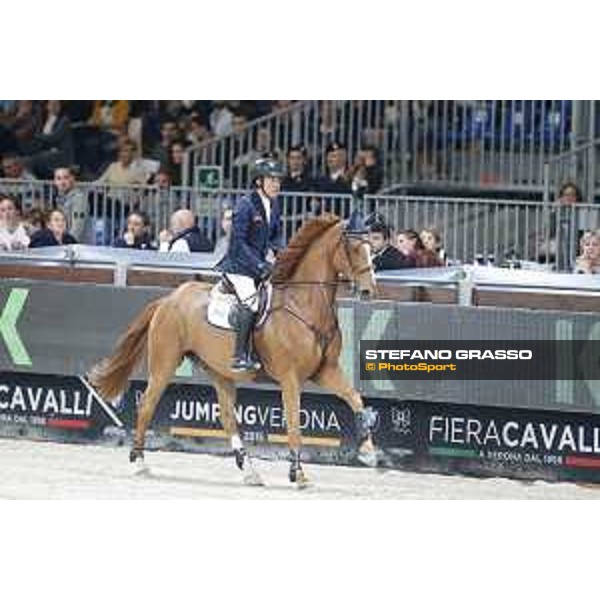 Jumping Verona 2015 - Longines FEI World Cup Jumping - Premio Fixdesign Michael Whitaker on Quelbora Merze Verona,08/11/2015 ph.Stefano Grasso/Jumping Verona