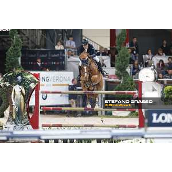 Jumping Verona 2015 - Longines FEI World Cup Jumping - Premio Fixdesign Michael Whitaker on Quelbora Merze Verona,08/11/2015 ph.Stefano Grasso/Jumping Verona