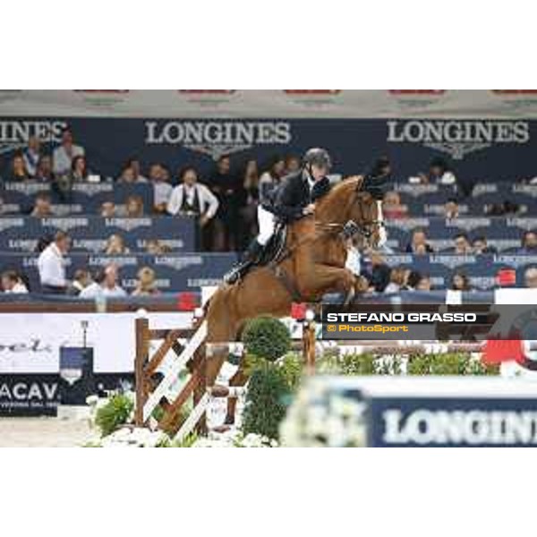 Jumping Verona 2015 - Longines FEI World Cup Jumping - Premio Fixdesign Roger Yves Bost on Quartz de la Lande Verona,08/11/2015 ph.Stefano Grasso/Jumping Verona