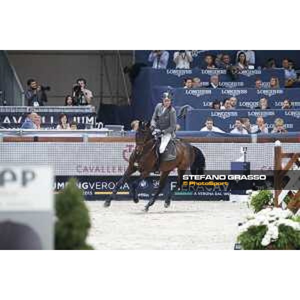 Jumping Verona 2015 - Longines FEI World Cup Jumping - Premio Fixdesign Ludger Beerbaum on Chaman Verona,08/11/2015 ph.Stefano Grasso/Jumping Verona