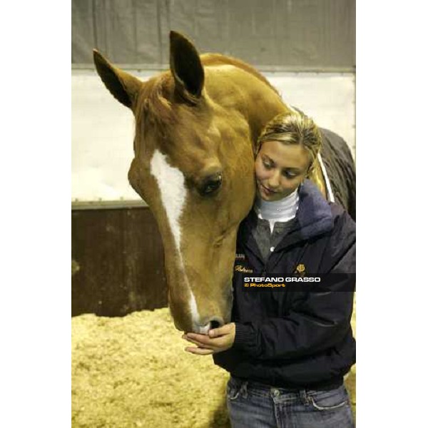 Beatrice Patrese con Insolent de Vima Verona - 107.a Fiera Cavalli Verona, 5 novembre 2005 ph. Stefano Grasso