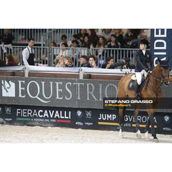 Jumping Verona 2015 - Longines FEI World Cup Jumping - Premio Fixdesign Edwina Tops-Alexander on Heidi du Ruisseau Z Verona,08/11/2015 ph.Stefano Grasso/Jumping Verona