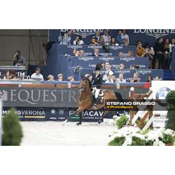 Jumping Verona 2015 - Longines FEI World Cup Jumping - Premio Fixdesign Edwina Tops-Alexander on Heidi du Ruisseau Z Verona,08/11/2015 ph.Stefano Grasso/Jumping Verona