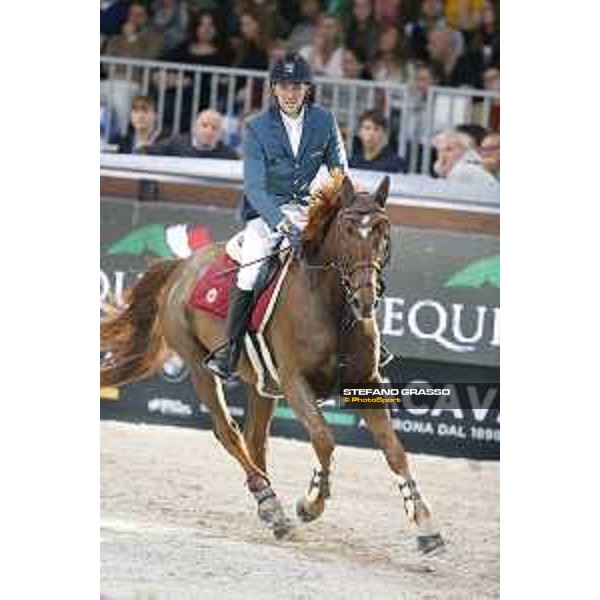 Jumping Verona 2015 - Longines FEI World Cup Jumping - Premio Fixdesign Simon Delestre on Hermes Ryan Verona,08/11/2015 ph.Stefano Grasso/Jumping Verona