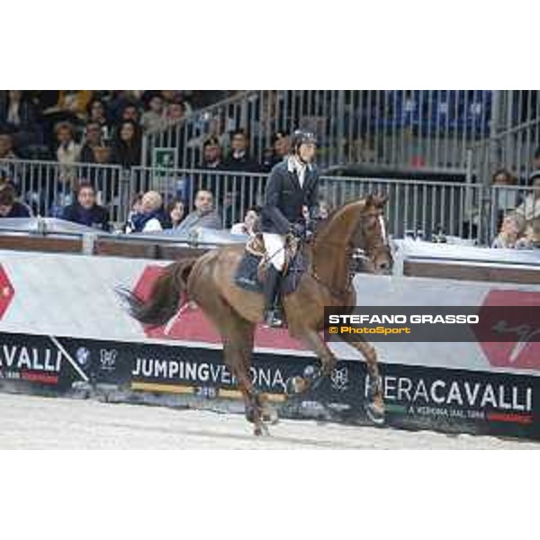 Jumping Verona 2015 - Longines FEI World Cup Jumping - Premio Fixdesign Martin Fuchs on Coriano Carthago Verona,08/11/2015 ph.Stefano Grasso/Jumping Verona