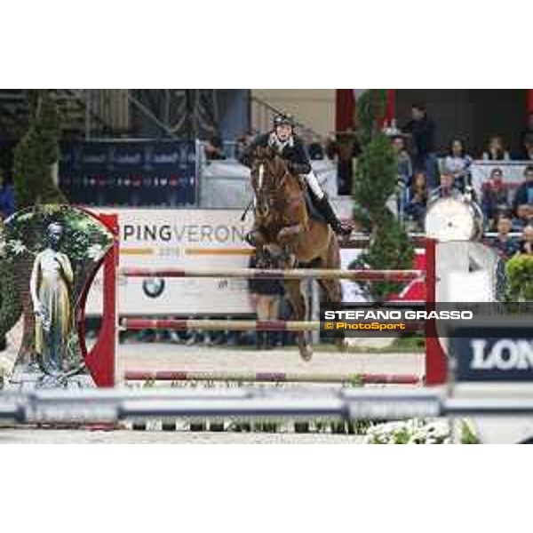 Jumping Verona 2015 - Longines FEI World Cup Jumping - Premio Fixdesign Martin Fuchs on Coriano Carthago Verona,08/11/2015 ph.Stefano Grasso/Jumping Verona