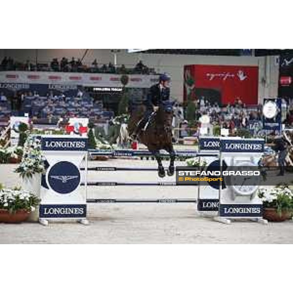 Jumping Verona 2015 Lorenzo de Luca on Erco van\'t Roosakker Verona,8 novembre 2015 ph.Stefano Grasso/Jumping Verona