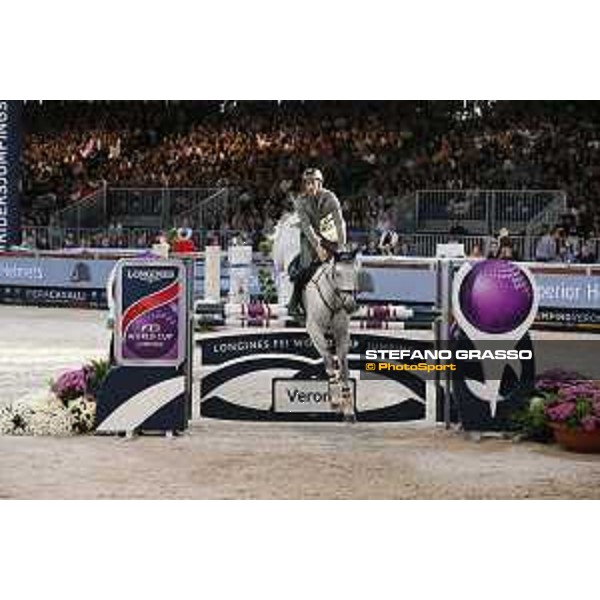 Jumping Verona 2015 Emanuele Gaudiano on Caspar Verona,8 novembre 2015 ph.Stefano Grasso/Jumping Verona