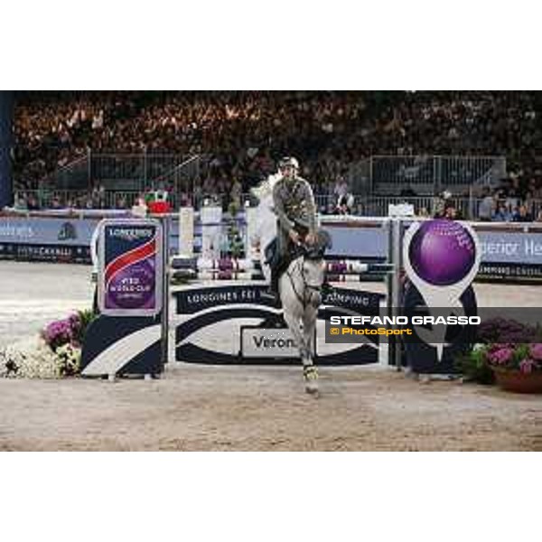 Jumping Verona 2015 Emanuele Gaudiano on Caspar Verona,8 novembre 2015 ph.Stefano Grasso/Jumping Verona