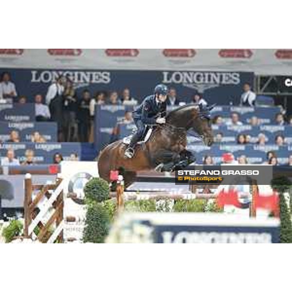 Jumping Verona 2015 Lorenzo de Luca on Erco van\'t Roosakker Verona,8 novembre 2015 ph.Stefano Grasso/Jumping Verona