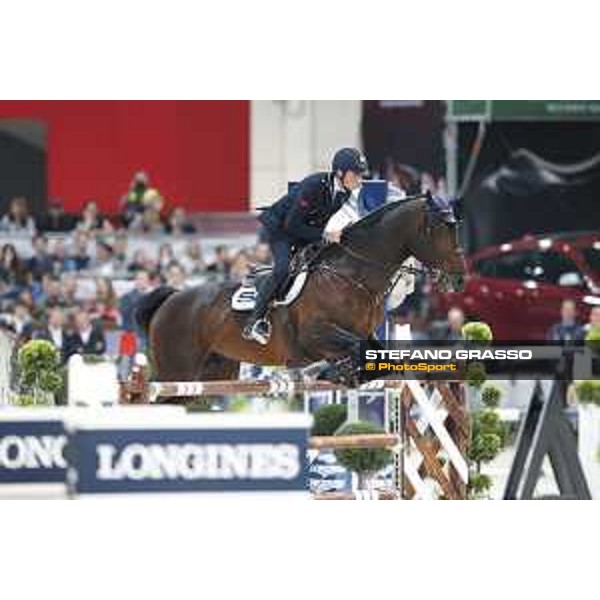 Jumping Verona 2015 Lorenzo de Luca on Erco van\'t Roosakker Verona,8 novembre 2015 ph.Stefano Grasso/Jumping Verona