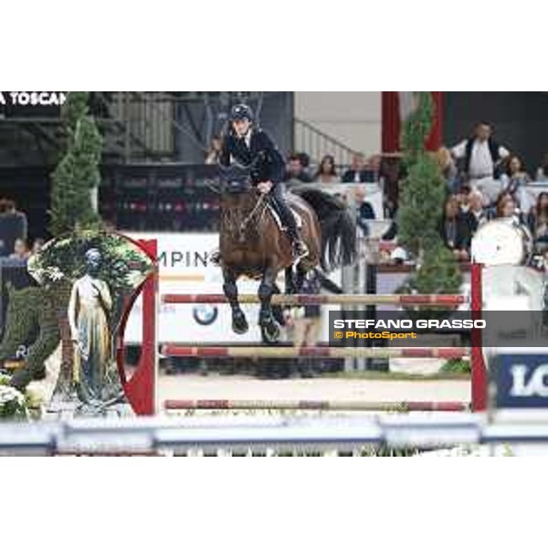 Jumping Verona 2015 Lorenzo de Luca on Erco van\'t Roosakker Verona,8 novembre 2015 ph.Stefano Grasso/Jumping Verona