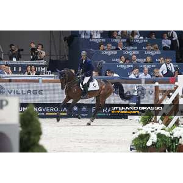 Jumping Verona 2015 Juan Carlos Garcia on Gitano v.Berkenbroeck Verona,8 novembre 2015 ph.Stefano Grasso/Jumping Verona