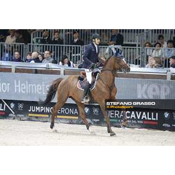Jumping Verona 2015 Piergiorgio Bucci on Casallo Z Verona,8 novembre 2015 ph.Stefano Grasso/Jumping Verona