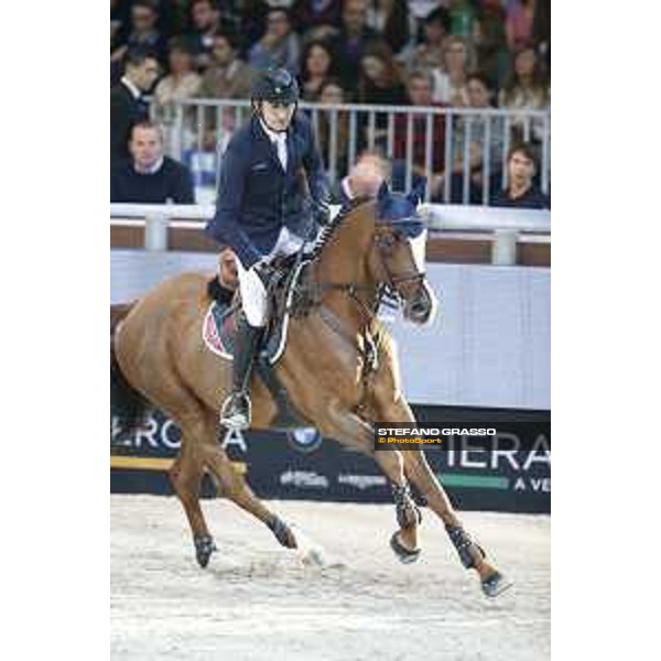 Jumping Verona 2015 Piergiorgio Bucci on Casallo Z Verona,8 novembre 2015 ph.Stefano Grasso/Jumping Verona
