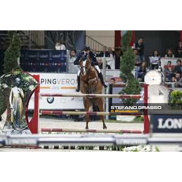 Jumping Verona 2015 Piergiorgio Bucci on Casallo Z Verona,8 novembre 2015 ph.Stefano Grasso/Jumping Verona