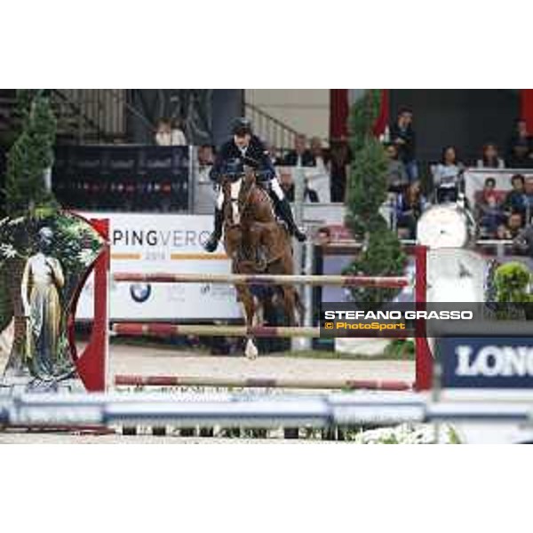 Jumping Verona 2015 Piergiorgio Bucci on Casallo Z Verona,8 novembre 2015 ph.Stefano Grasso/Jumping Verona
