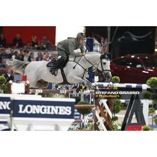Jumping Verona 2015 Emanuele Gaudiano on Caspar Verona,8 novembre 2015 ph.Stefano Grasso/Jumping Verona