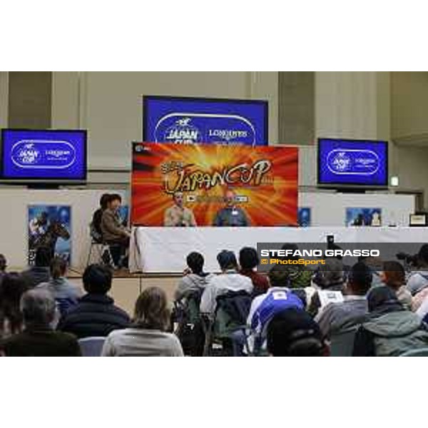 The 35th Japan Cup Press conference Erupt\'s connection Tokyo,26th nov.2015 ph.Stefano Grasso