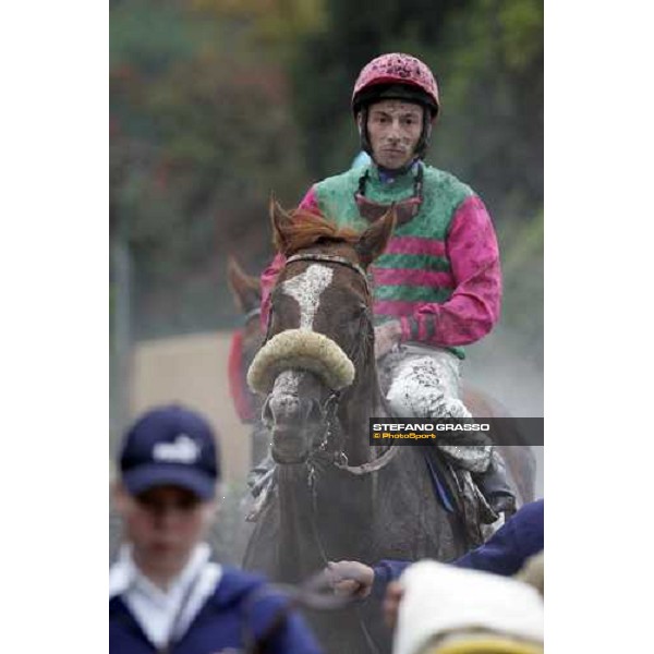 Mariolino Esposito on Altieri after the Premio Roma At The Races Rome, 6th november 2005 ph. Stefano Grasso