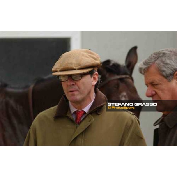 trainer MArcus Tregoning and marquis Incisa Della Rocchetta Pisa San Rossore race track march 10 2004 ph.Stefano Grasso